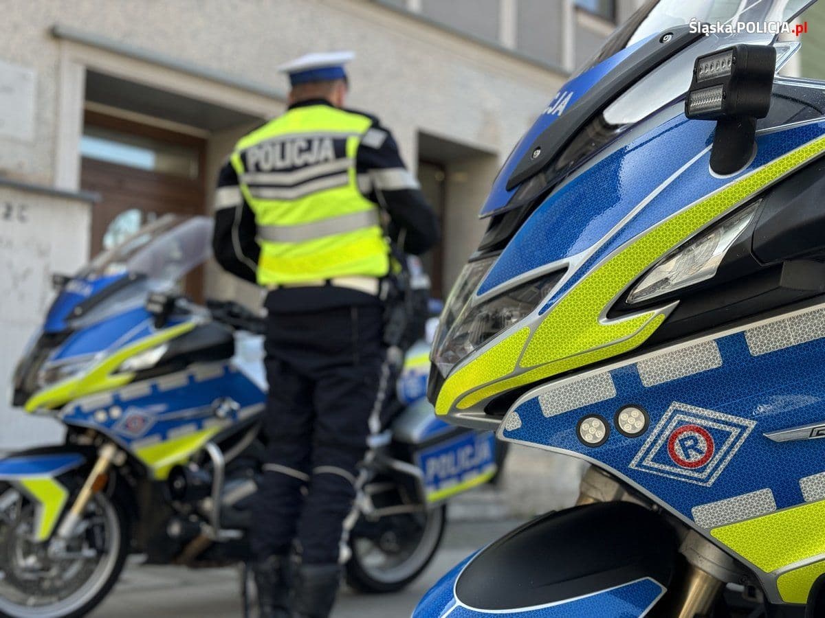 52-latek na Yamasze traci panowanie nad motocyklem w Pilnicy, niegroźne obrażenia — Zawiercie